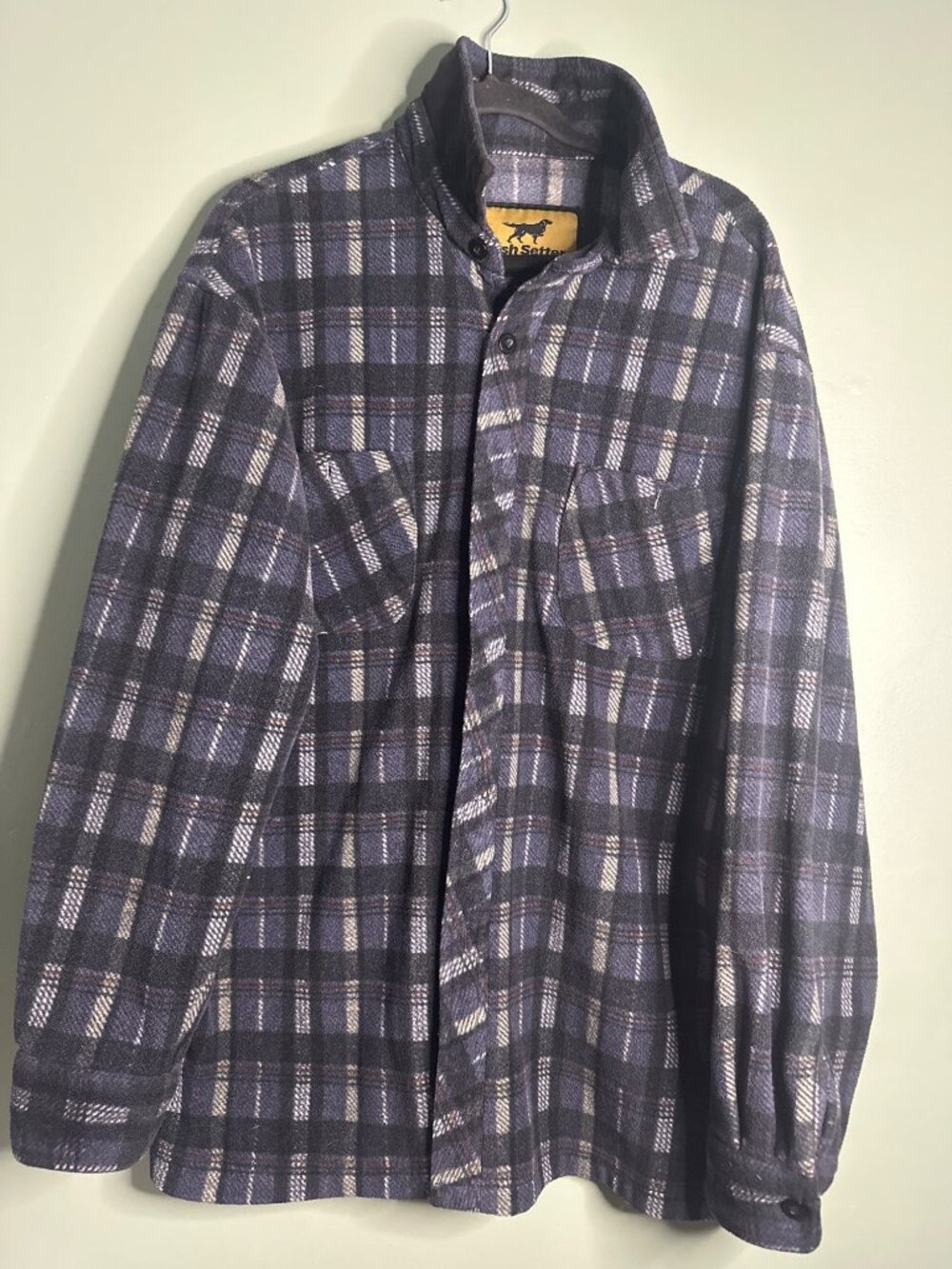 Irish Setter by Red Wing Shoes Men’s Large Plaid Button-Down Shirt Workwear
